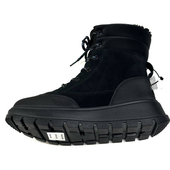 Koolaburra by UGG Deza Lace-Up Utility Boots Womens Size 8 Black Suede New $120 - Picture 6 of 14